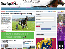 Tablet Screenshot of drafsport.nl